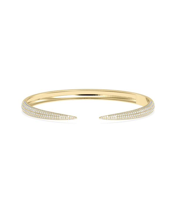 Split Shank Diamond Cuff - 79e | Everyday 14K Gold Jewelry