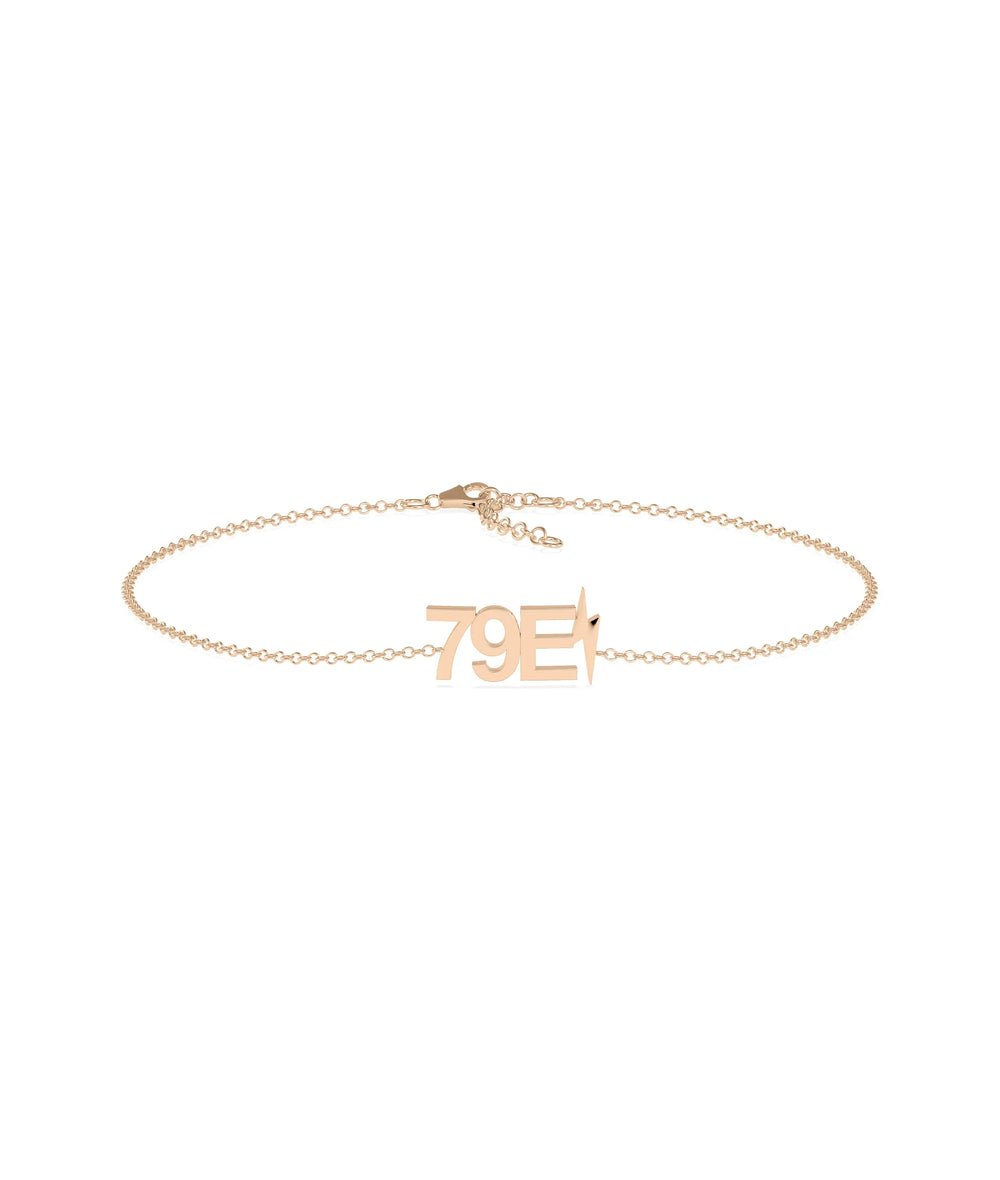 Gold Initials with Charm Cable Chain Bracelet - 79e | Everyday 14K Gold Jewelry