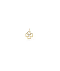 Gold Hearts with Diamond Solitaire Charm