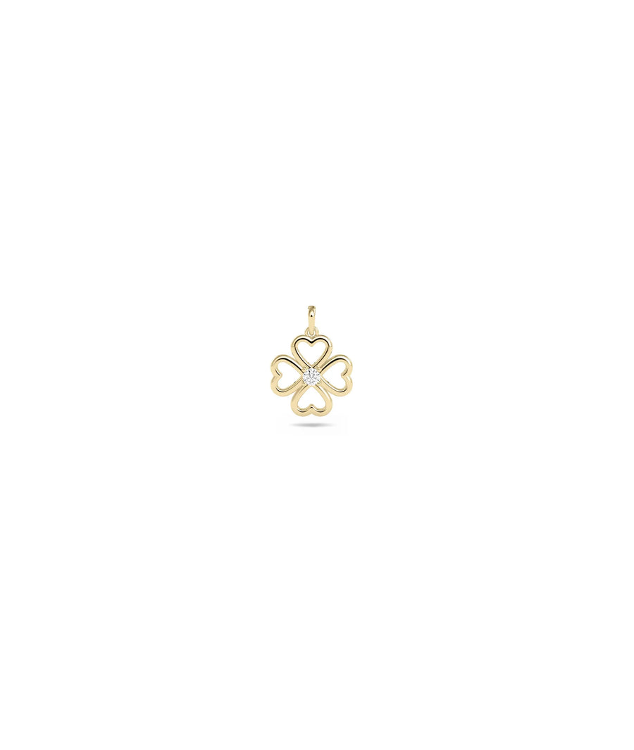 Gold Hearts Diamond Solitaire yellow charming romantic sparkle