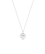 White gold Hearts Diamond Solitaire Charm romantic design