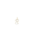Diamond Pave Initial Charm