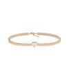 Solitaire Curb Link Bracelet - 79e | Everyday 14K Gold Jewelry