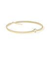 Solitaire Curb Link Bracelet - 79e | Everyday 14K Gold Jewelry