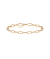 Diamond Paper Clip Bracelet - 79e | Everyday 14K Gold Jewelry