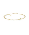 Diamond Solitaire Twist Chain Bracelet - 79e | Everyday 14K Gold Jewelry