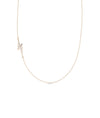 Rose gold Diamond Charm Cable Chain featuring sparkle