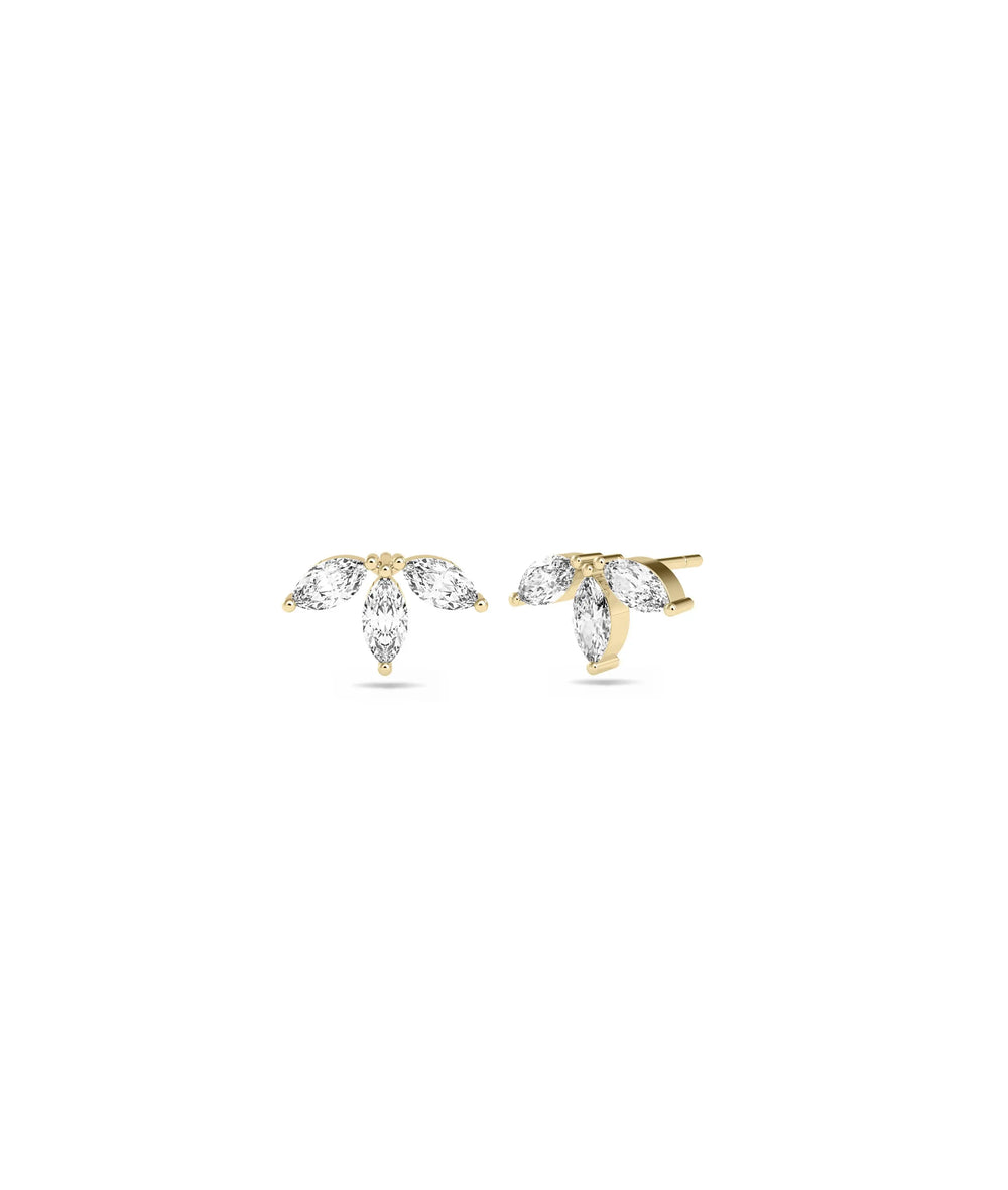 Diamond Stud Earrings - 79e | Everyday 14K Gold Jewelry