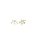 Diamond Baguette Stud Earring