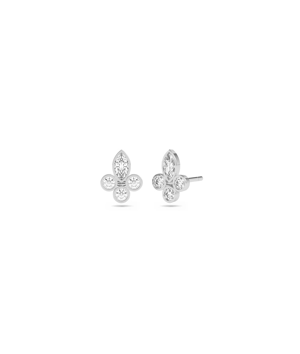 Diamond Stud Earrings - 79e | Everyday 14K Gold Jewelry