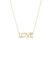 Love Necklace Diamond Heart yellow gold romantic sentiment