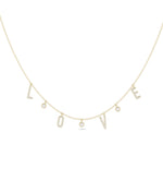 Mantra Pave Station yellow gold personalized inspirational sparkle