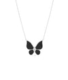 White gold Enamel Butterfly Diamond artistic design