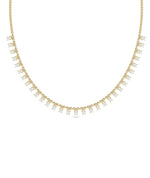 Diamond Sparkle Necklace yellow gold luxurious brilliance