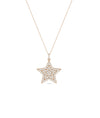Rose gold Diamond Pave Star Bail featuring brilliance