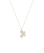 Butterfly wings detail diamonds 0.36 ctw 14.50mm close-up