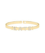 Custom Name Buckle Bangle - 79e | Everyday 14K Gold Jewelry