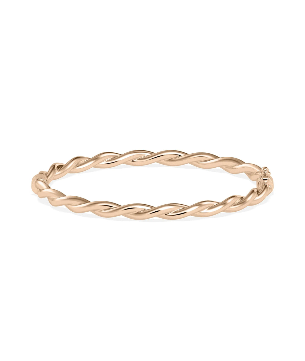 Twist Gold Bangle - 79e | Everyday 14K Gold Jewelry