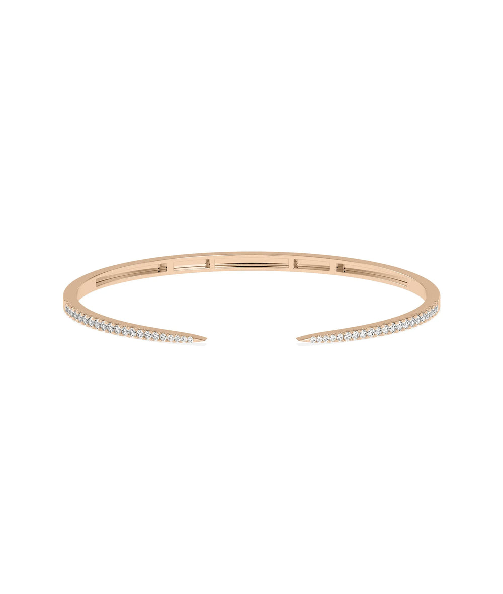 Split Shank Diamond Cuff - 79e | Everyday 14K Gold Jewelry