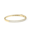 Round and Baguette Diamond Bangle - 79e | Everyday 14K Gold Jewelry