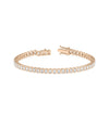 Diamond Emerald Cut Straight Line Bracelet - 79e | Everyday 14K Gold Jewelry