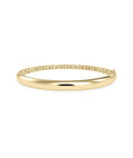 Domed Gold Bangle