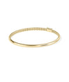 Gold Curved Bangle - 79e | Everyday 14K Gold Jewelry