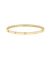 Diamond Station Bangle - 79e | Everyday 14K Gold Jewelry