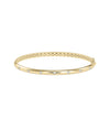 Diamond Curved Bangle - 79e | Everyday 14K Gold Jewelry