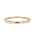 Diamond Studded Bangle - 79e | Everyday 14K Gold Jewelry