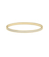 Diamond Beaded Channel Design Bangle - 79e | Everyday 14K Gold Jewelry