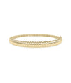 Fluted Dome Gold Bangle - 79e | Everyday 14K Gold Jewelry