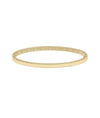Flat Gold Bangle with Rope Edges - 79e | Everyday 14K Gold Jewelry