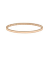 Flat Gold Bangle with Rope Edges - 79e | Everyday 14K Gold Jewelry