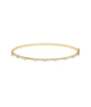 Diamond Station Beaded Bangle - 79e | Everyday 14K Gold Jewelry