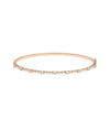 Diamond Station Beaded Bangle - 79e | Everyday 14K Gold Jewelry