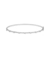 Diamond Station Beaded Bangle - 79e | Everyday 14K Gold Jewelry