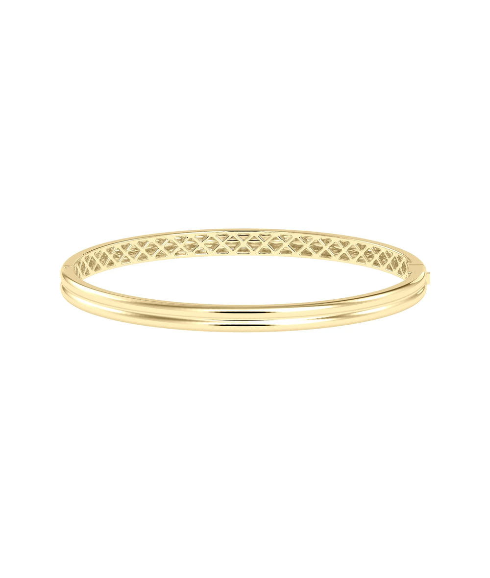 Fluted Gold Bangle - 79e | Everyday 14K Gold Jewelry