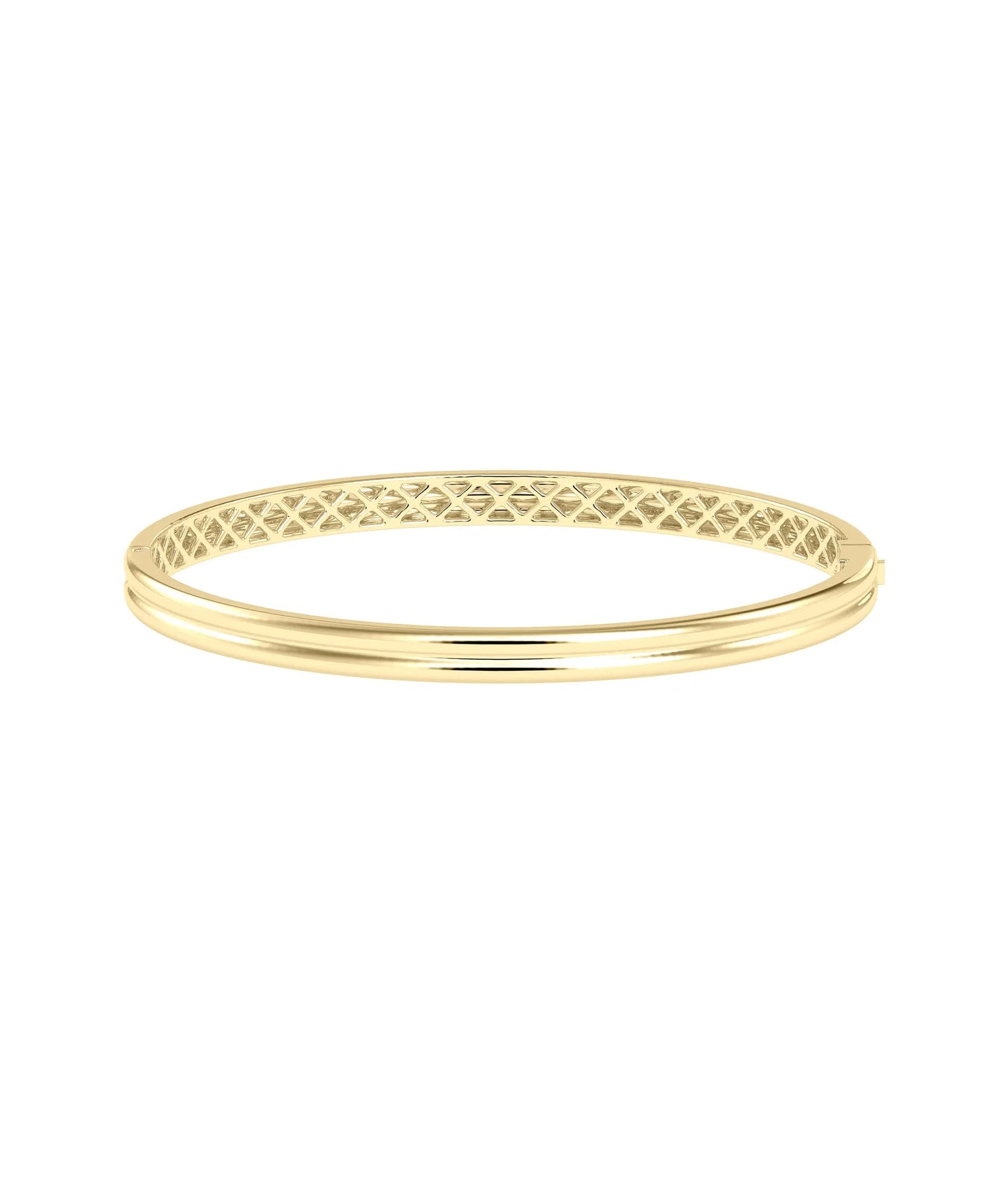 Fluted Gold Bangle - 79e | Everyday 14K Gold Jewelry
