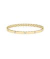 Fluted Diamond Bangle - 79e | Everyday 14K Gold Jewelry