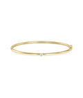 Diamond Petite Solitaire Bangle