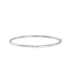 Diamond Petite Solitaire Bangle - 79e | Everyday 14K Gold Jewelry