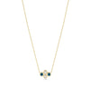 Birthstone and Diamond Clover Necklace - 79e | Everyday 14K Gold Jewelry