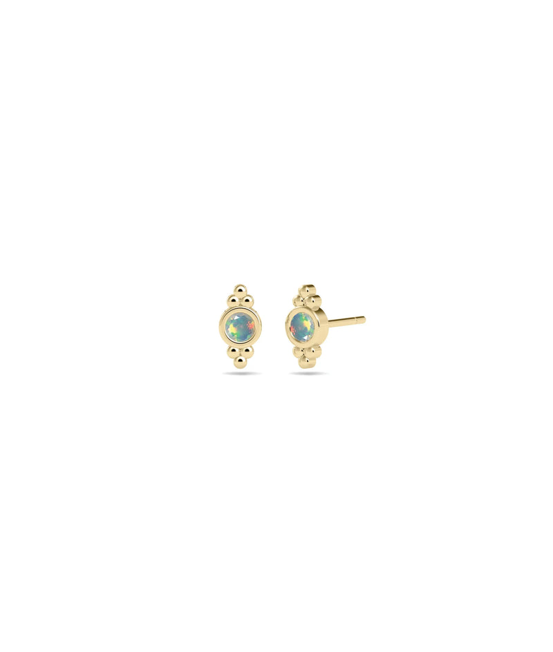 Birthstone Stud Earring - 79e | Everyday 14K Gold Jewelry