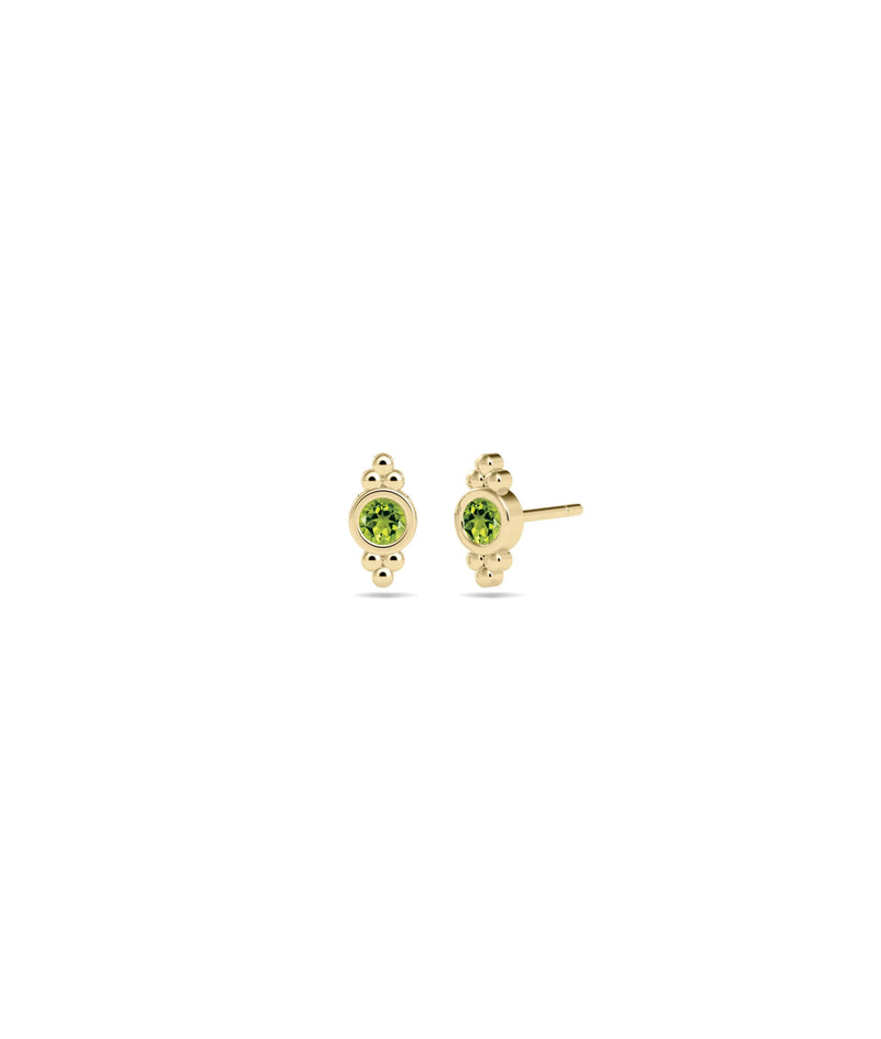 Birthstone Stud Earring - 79e | Everyday 14K Gold Jewelry