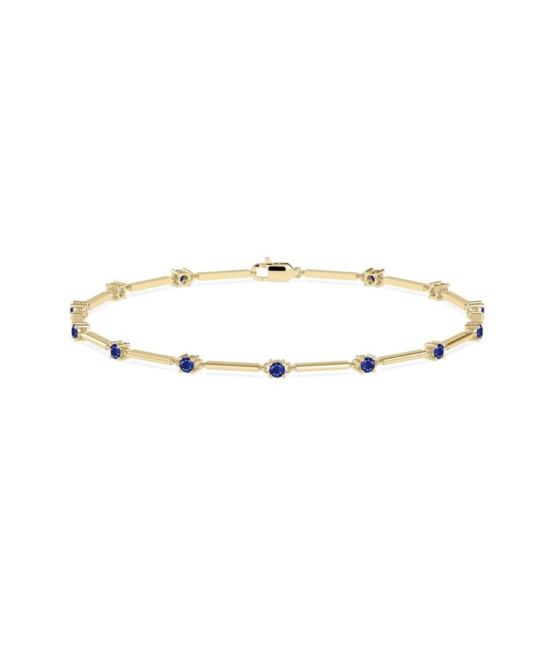 Birthstone Station Bracelet - 79e | Everyday 14K Gold Jewelry