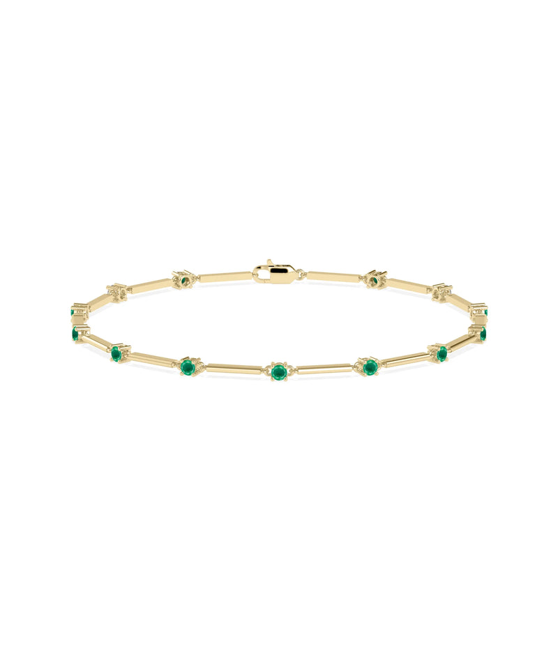 Birthstone Station Bracelet - 79e | Everyday 14K Gold Jewelry