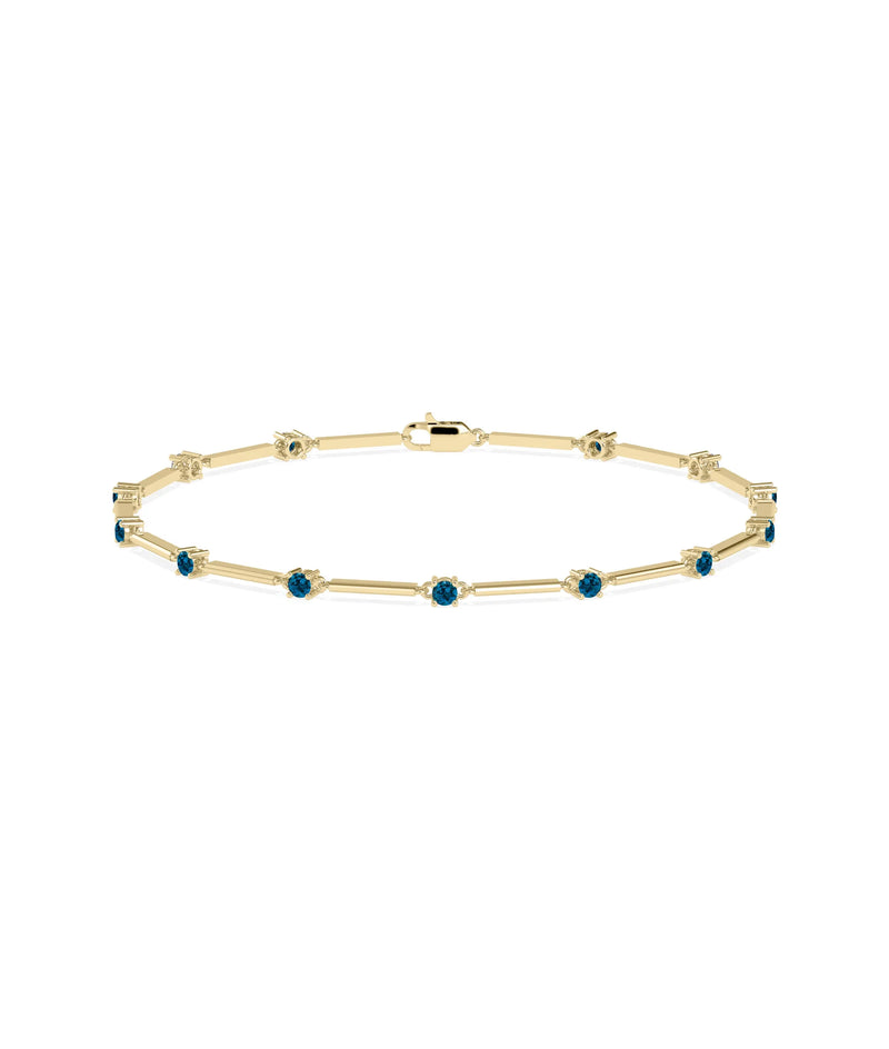 Birthstone Station Bracelet - 79e | Everyday 14K Gold Jewelry