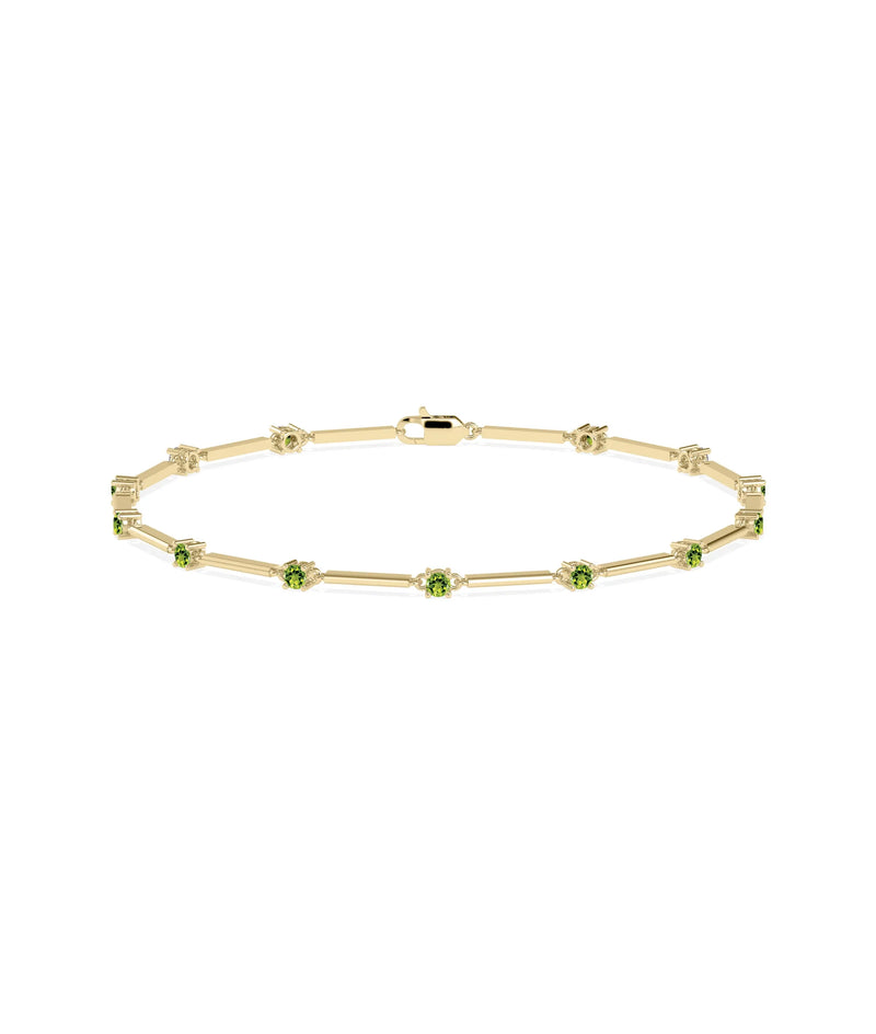 Birthstone Station Bracelet - 79e | Everyday 14K Gold Jewelry