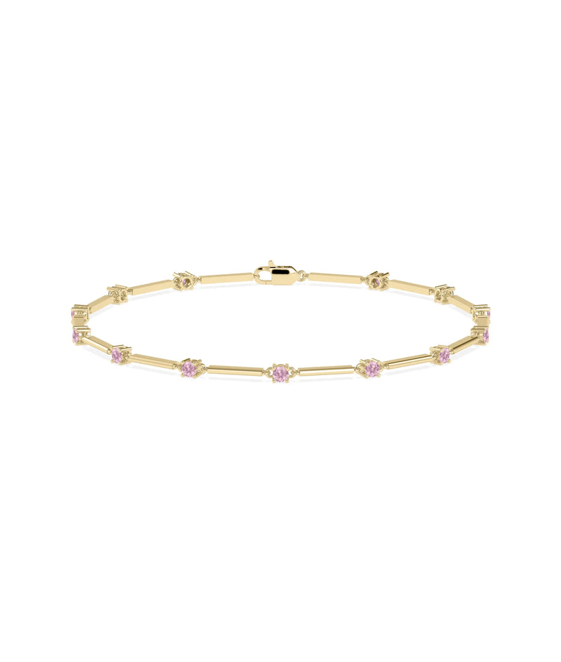 Birthstone Station Bracelet - 79e | Everyday 14K Gold Jewelry